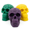 Calavera verde de cera para tumbar trabajos de trabajo y negocios