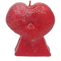 Figura de cera corazón rojo para atraer el amor