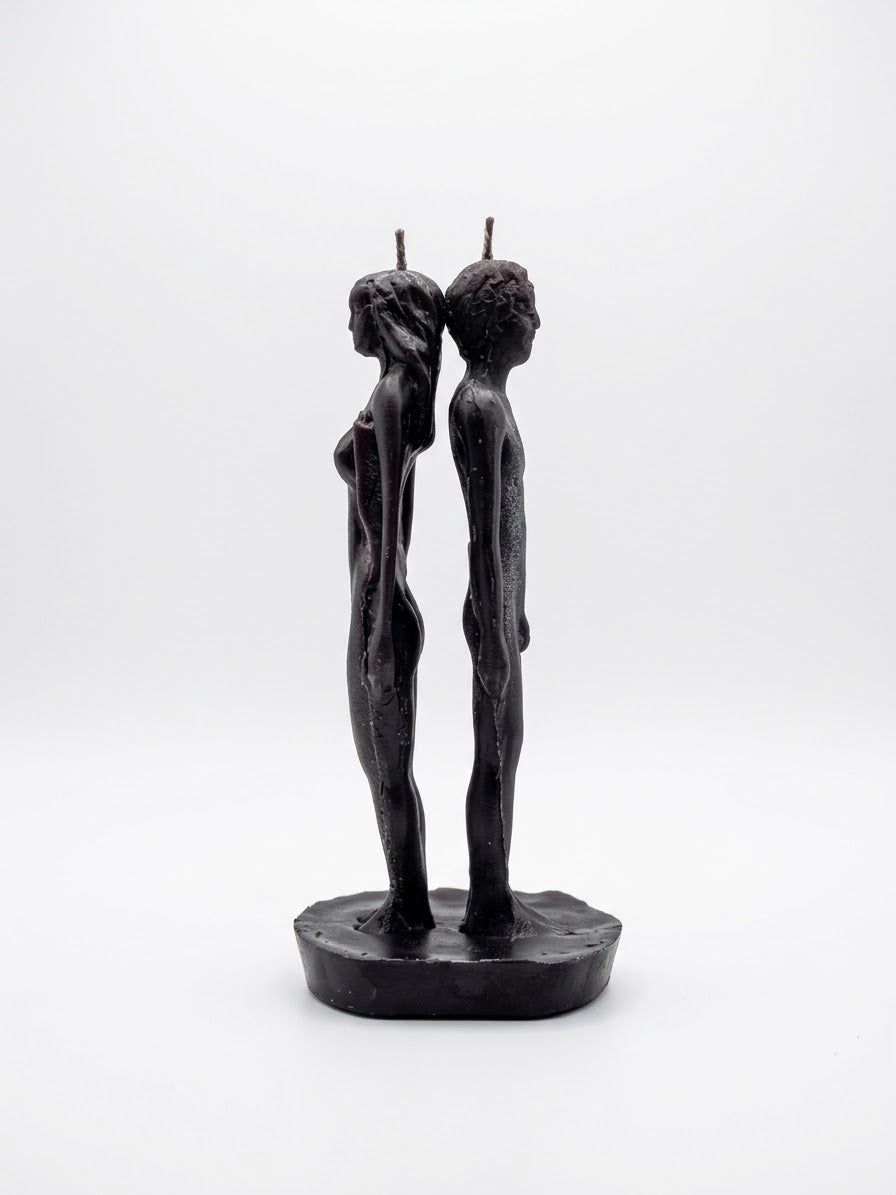 Pareja de Separación Negra de Cera – Separa Personas o Amantes